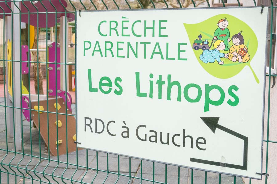 intérieur crèche Les Lithops